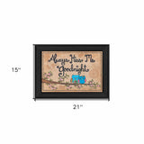 Always Kiss Me Good Night Black Framed Print Wall Art - Homeroots - Flyclothing LLC