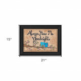 Always Kiss Me Good Night Black Framed Print Wall Art - Homeroots - Flyclothing LLC