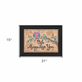 Owl Always Love You 2 Black Framed Print Wall Art - Homeroots - Flyclothing LLC