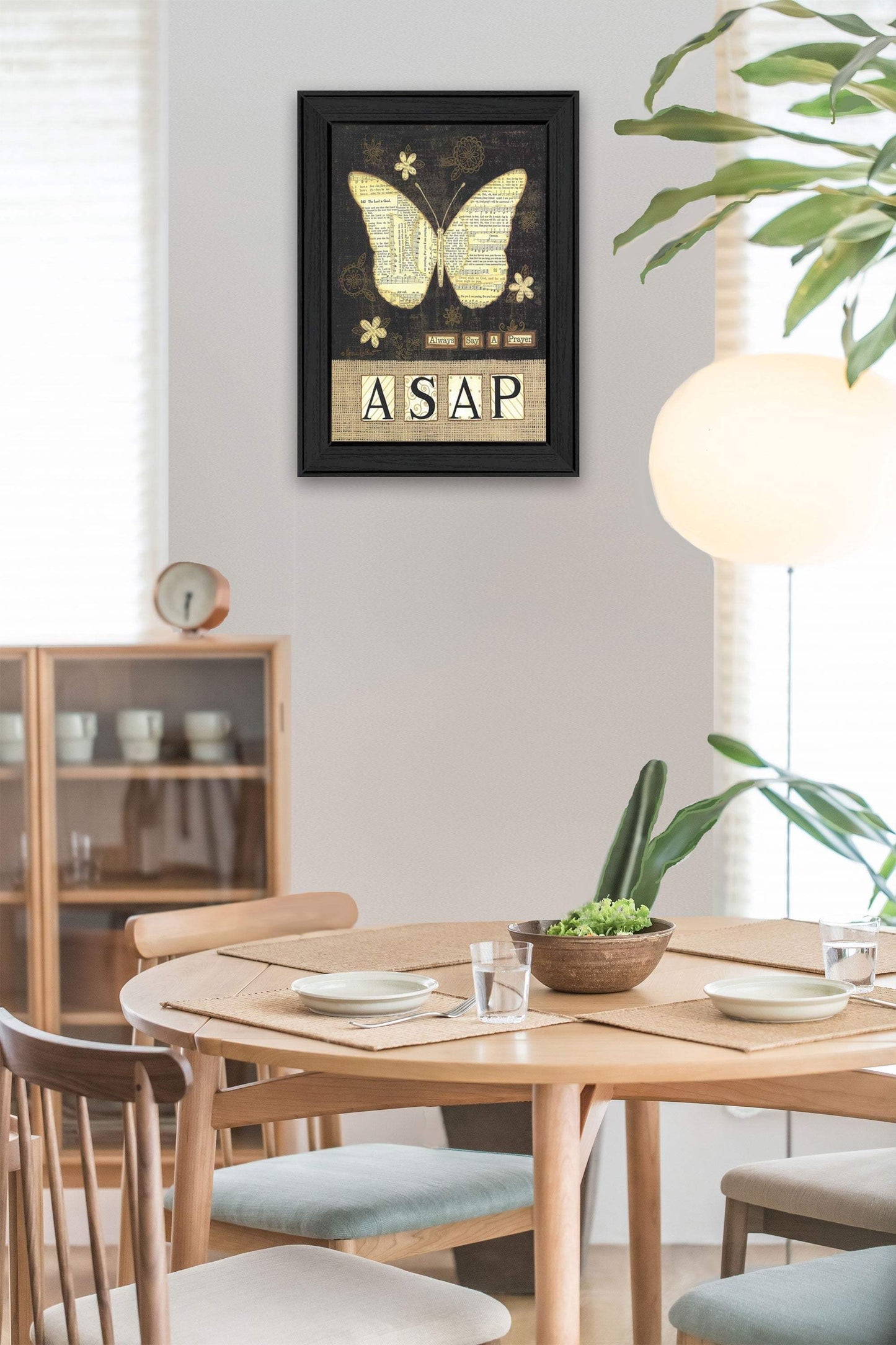 Always Say a Prayer Black Framed Print Wall Art - Homeroots - Flyclothing LLC