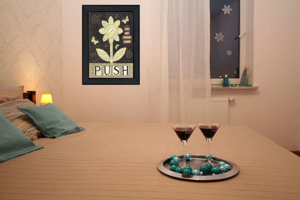 Pray Until Something Happens Black Framed Print Wall Art - Homeroots - Flyclothing LLC