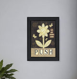 Pray Until Something Happens Black Framed Print Wall Art - Homeroots - Flyclothing LLC