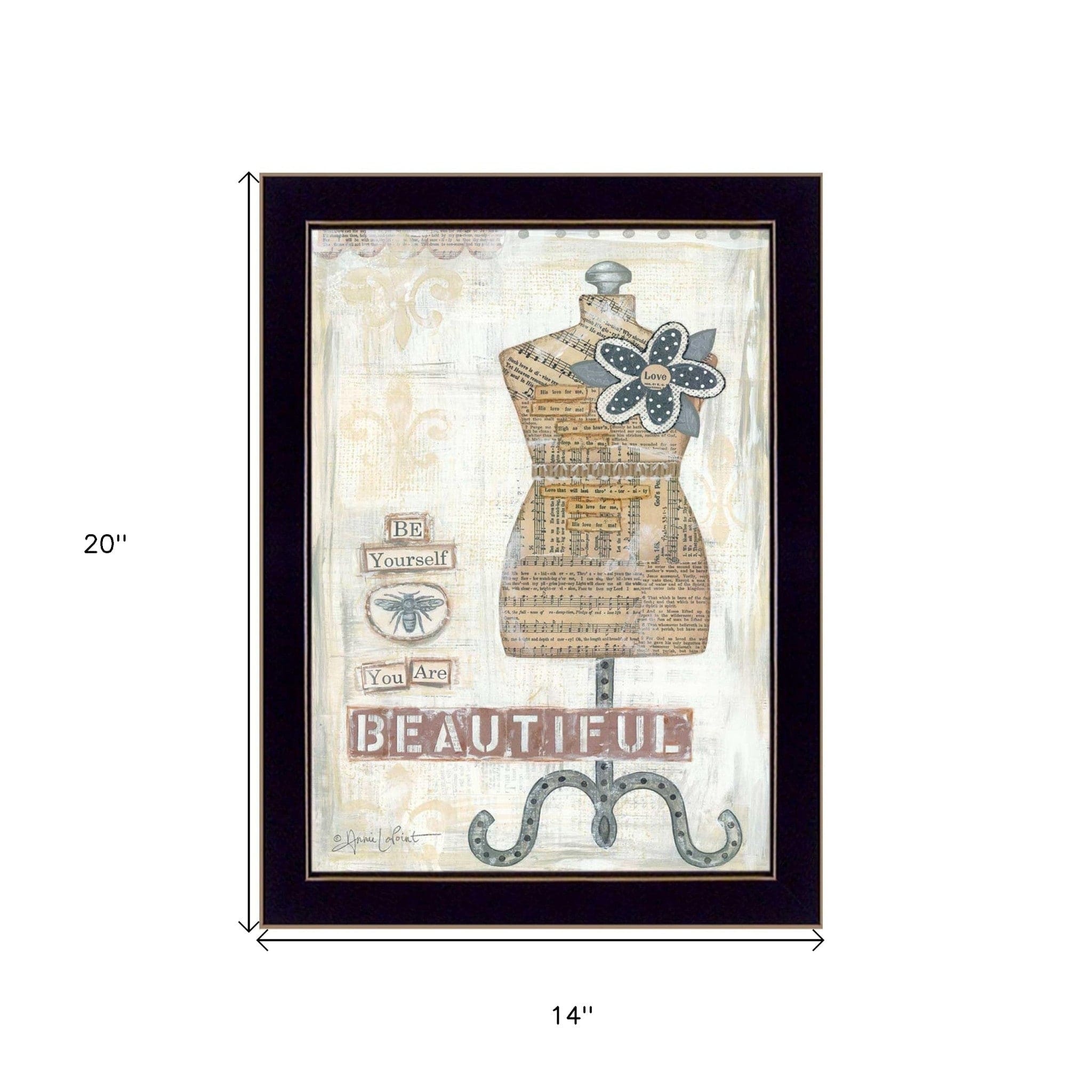 Beautiful Black Framed Print Wall Art - Homeroots