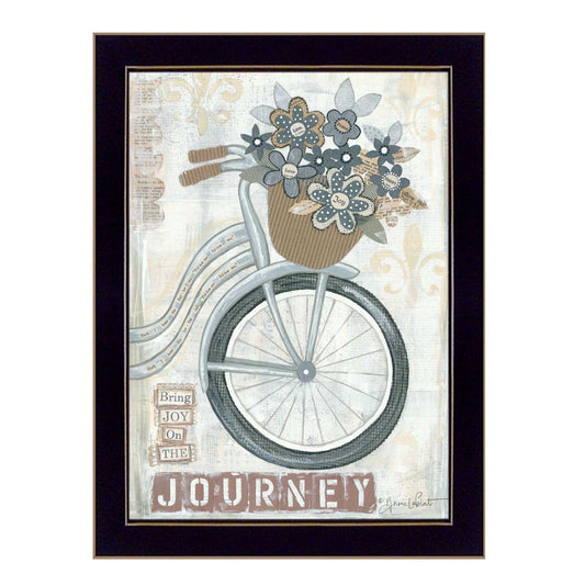Journey Black Framed Print Wall Art - Homeroots