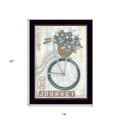 Journey Black Framed Print Wall Art - Homeroots