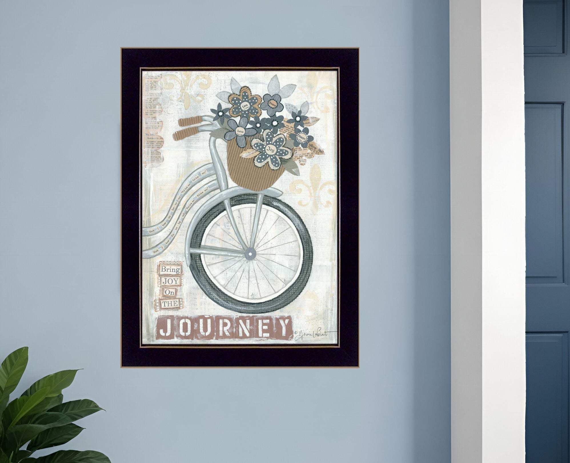 Journey Black Framed Print Wall Art - Homeroots - Flyclothing LLC