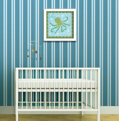 Beetle and Bob Baby Squid White Framed Print Wall Art - Homeroots