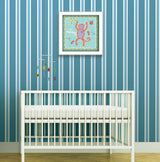 Beetle and Bob Baby Monkey White Framed Print Wall Art - Homeroots - Flyclothing LLC