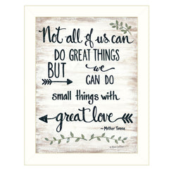 Great Love 2 White Framed Print Wall Art - Homeroots