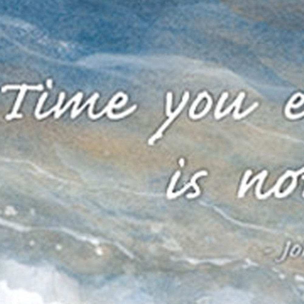 Time Wasted White Framed Print Wall Art - Homeroots - Flyclothing LLC