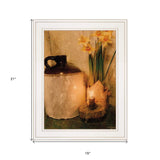 Daffodils 1 White Framed Print Wall Art - Homeroots - Flyclothing LLC