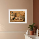 Vintage Apple Cider 1 White Framed Print Bathroom Wall Art - Homeroots - Flyclothing LLC