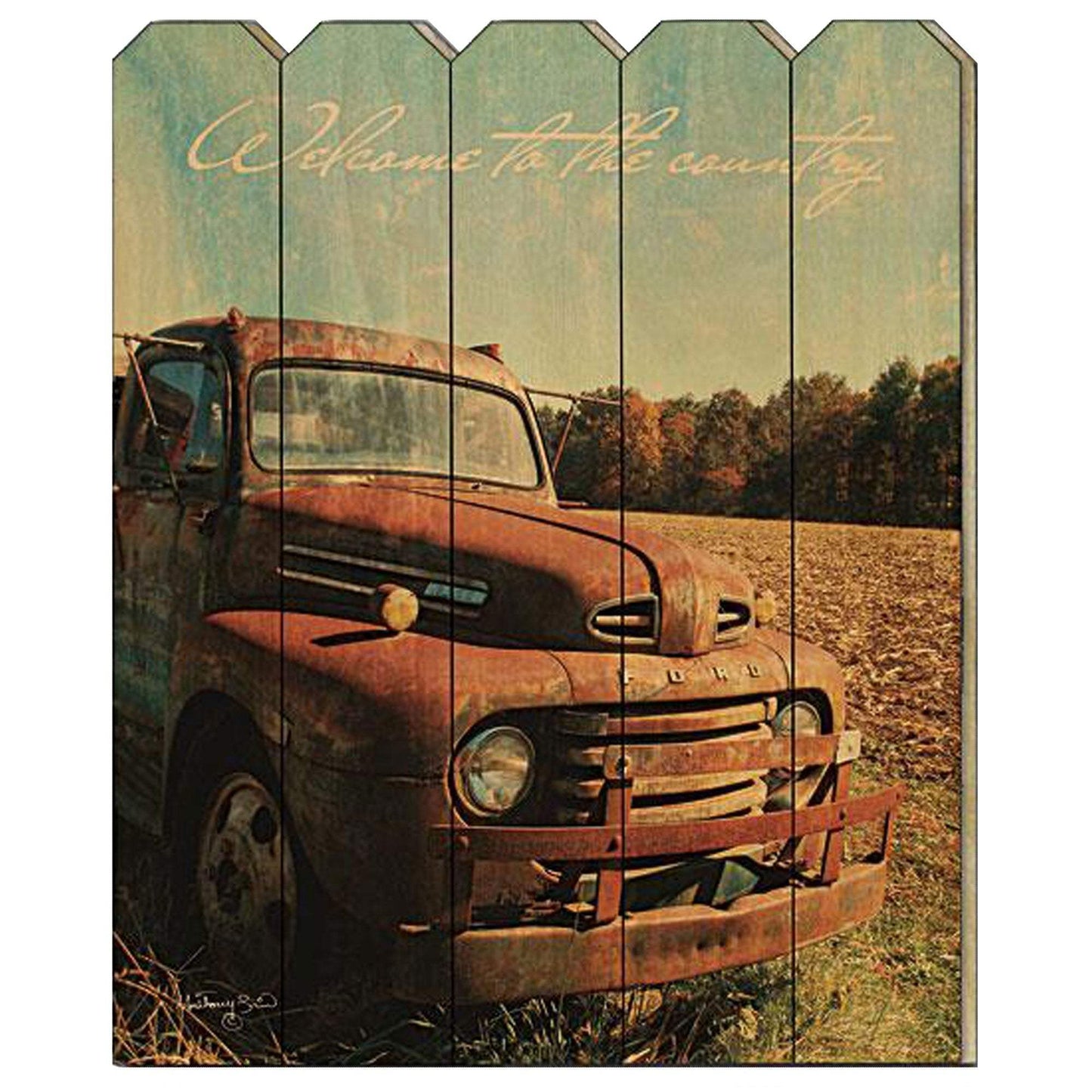 Welcome to the Country Unframed Print Wall Art - Homeroots - Flyclothing LLC