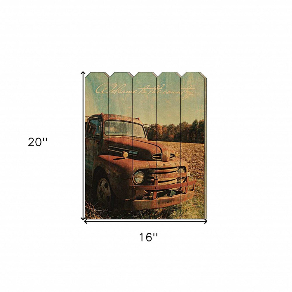 Welcome to the Country Unframed Print Wall Art - Homeroots - Flyclothing LLC