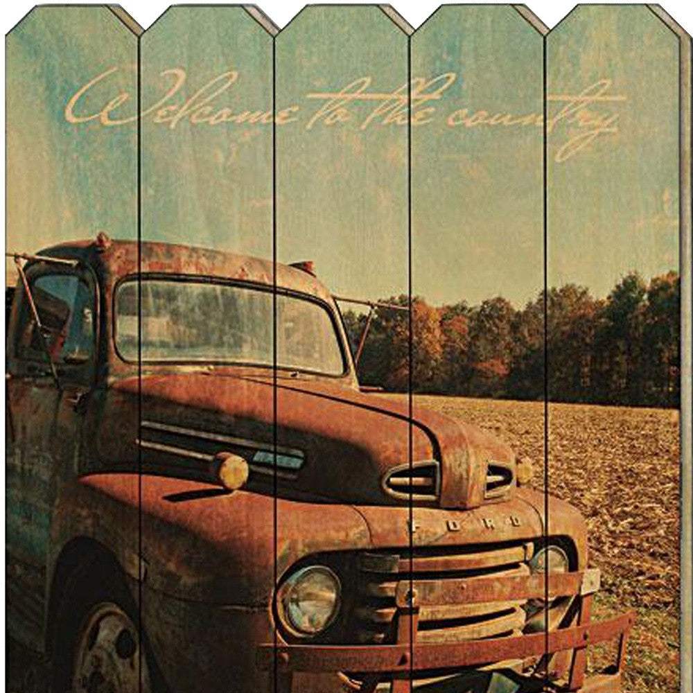 Welcome to the Country Unframed Print Wall Art - Homeroots - Flyclothing LLC