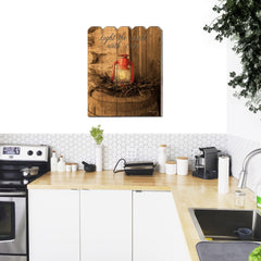 Light the World Unframed Print Wall Art - Homeroots