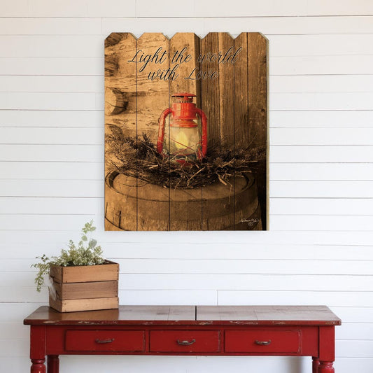 Light the World Unframed Print Wall Art - Homeroots