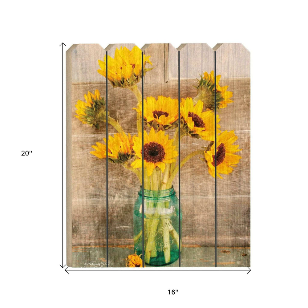 Country Sunflowers Unframed Print Wall Art - Homeroots - Flyclothing LLC