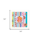 Ladybug Hugs White Framed Print Wall Art - Homeroots - Flyclothing LLC