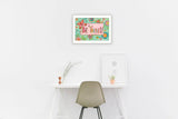 Be Yourself 2 White Framed Print Wall Art - Homeroots