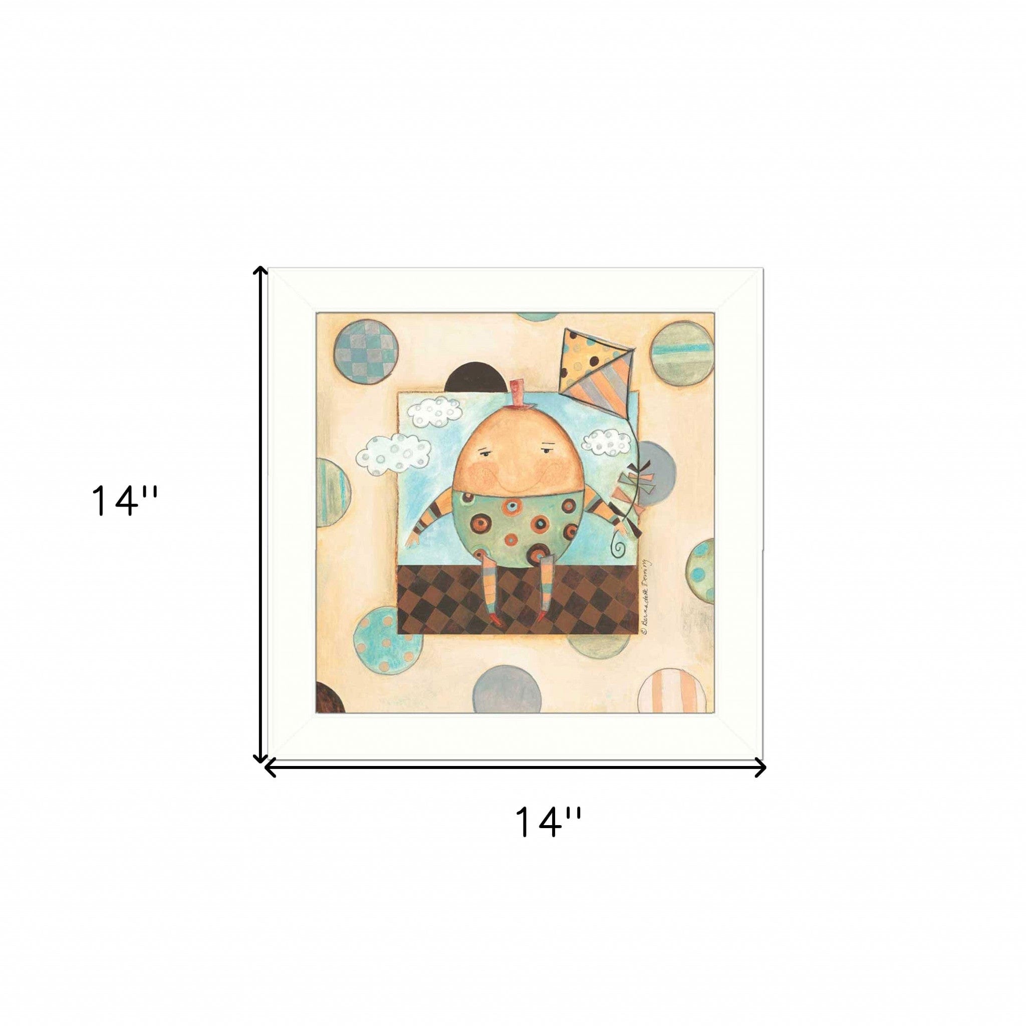 Humpty Dumpty White Framed Print Wall Art - Homeroots