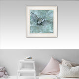 Simplicity Owl 1 White Framed Print Wall Art - Homeroots