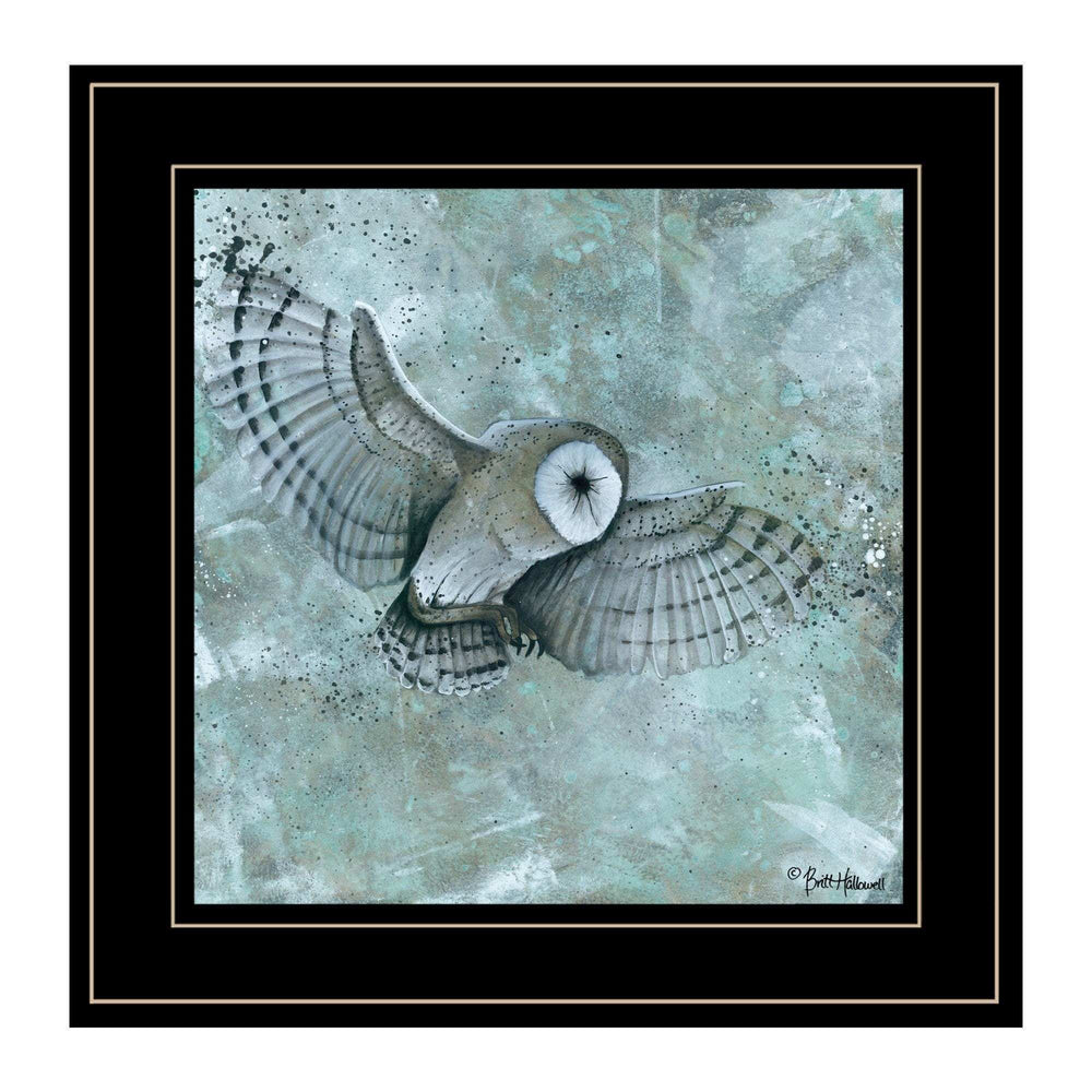 Simplicity Owl 2 Black Framed Print Wall Art - Homeroots - Flyclothing LLC