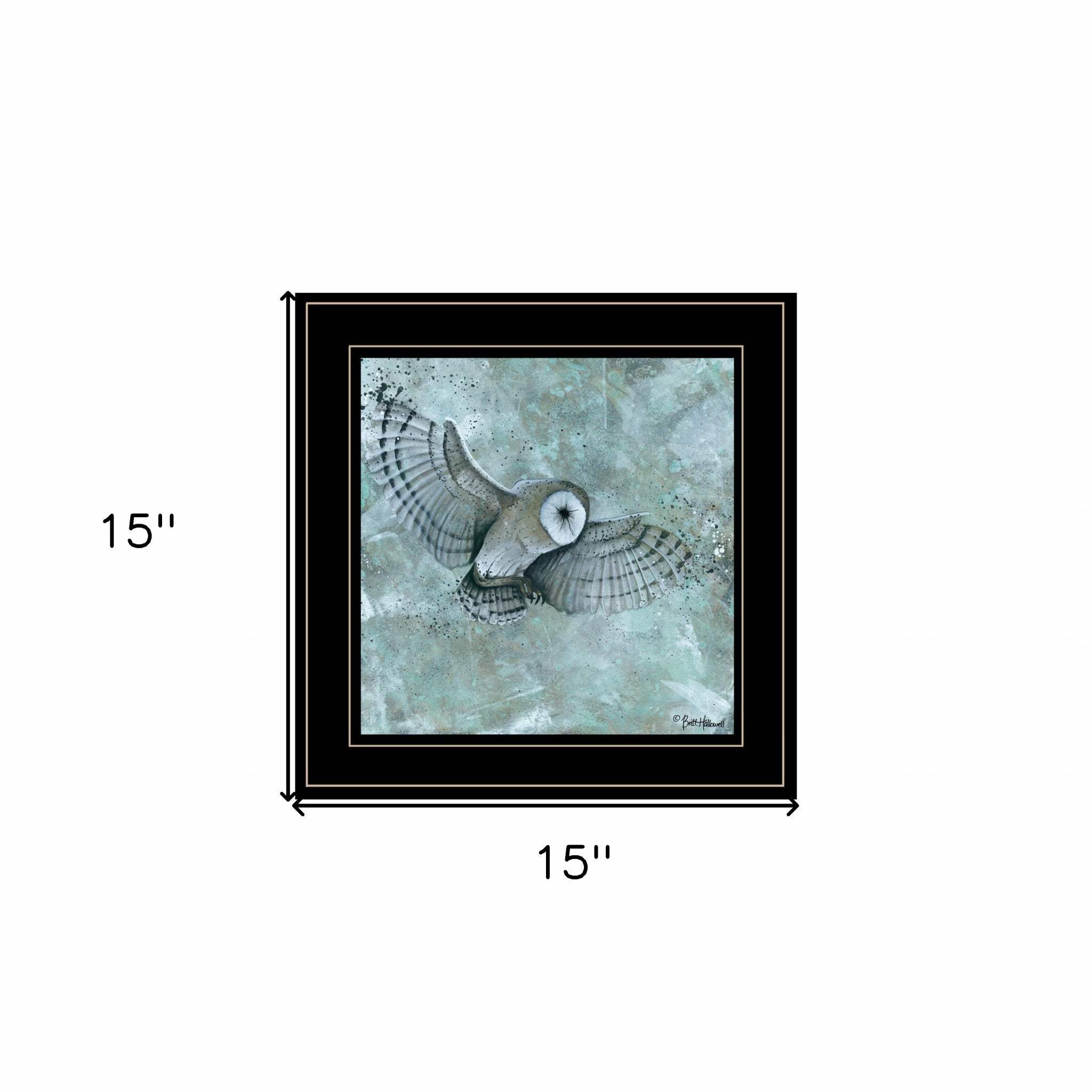 Simplicity Owl 2 Black Framed Print Wall Art - Homeroots - Flyclothing LLC