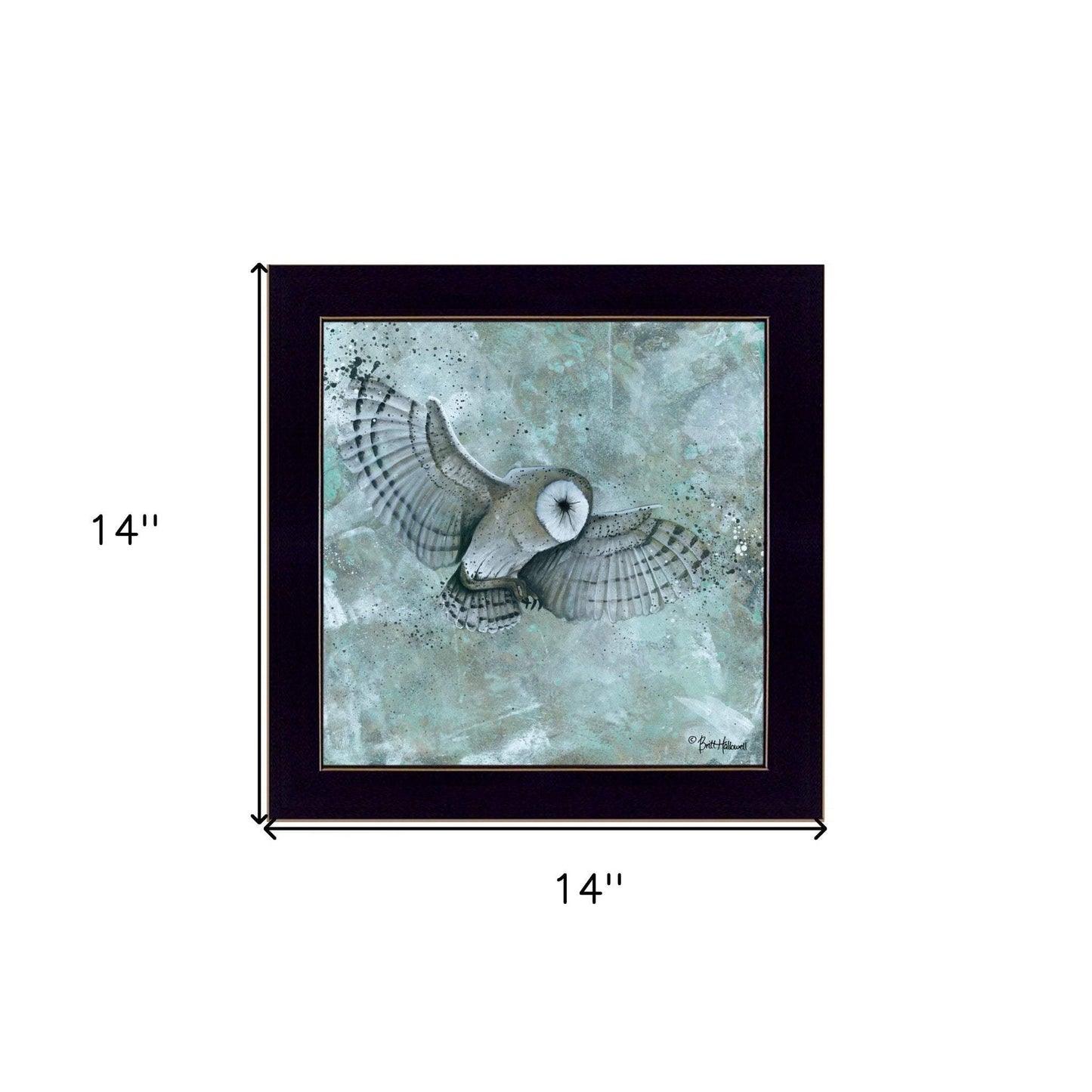 Simplicity Owl 3 Black Framed Print Wall Art - Homeroots - Flyclothing LLC