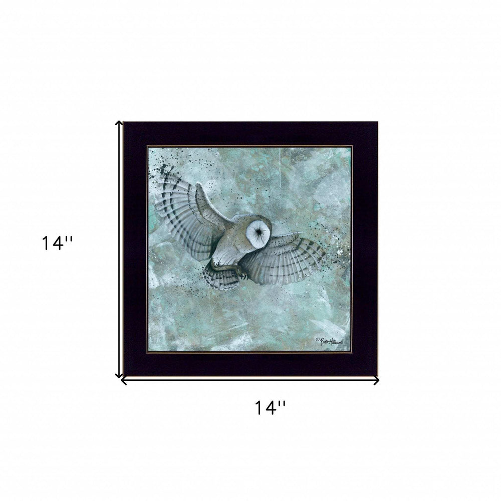 Simplicity Owl 3 Black Framed Print Wall Art - Homeroots - Flyclothing LLC