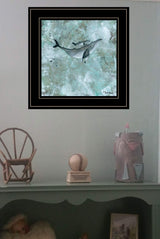 Simplicity Humpback 2 Black Framed Print Wall Art - Homeroots - Flyclothing LLC
