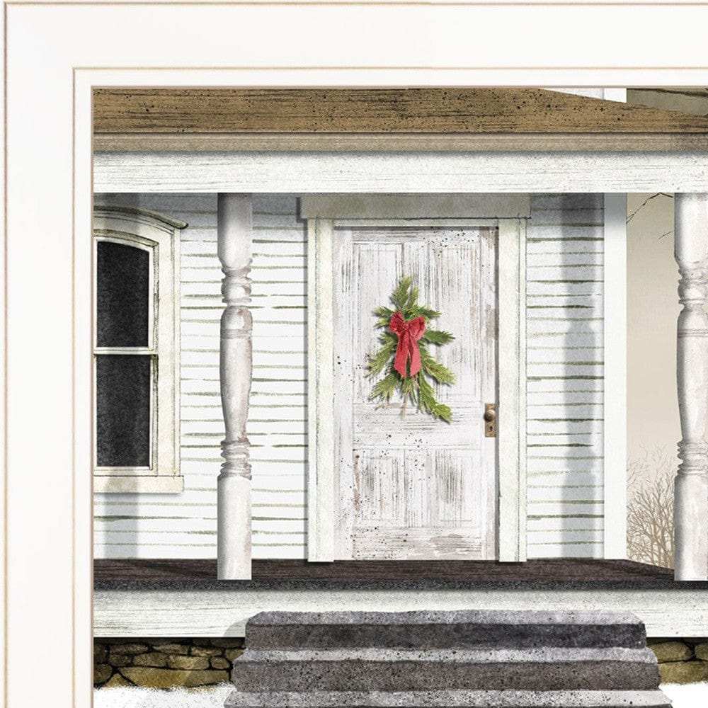 Peace on Earth 2 White Framed Print Wall Art - Homeroots - Flyclothing LLC