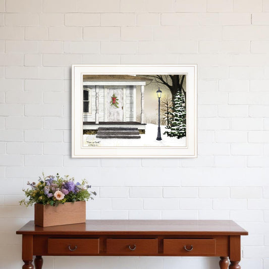 Peace on Earth 2 White Framed Print Wall Art - Homeroots