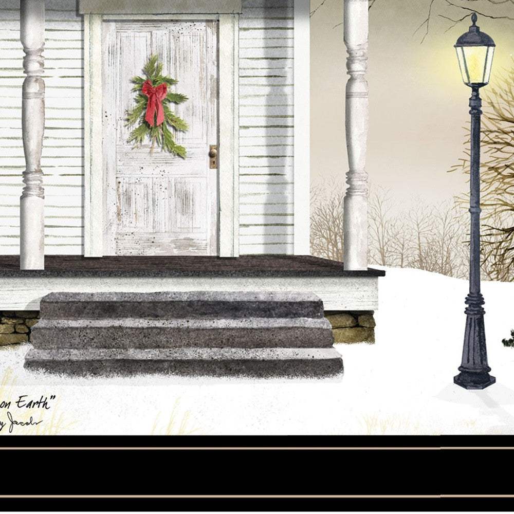 Peace On Earth 3 Black Framed Print Wall Art - Homeroots - Flyclothing LLC