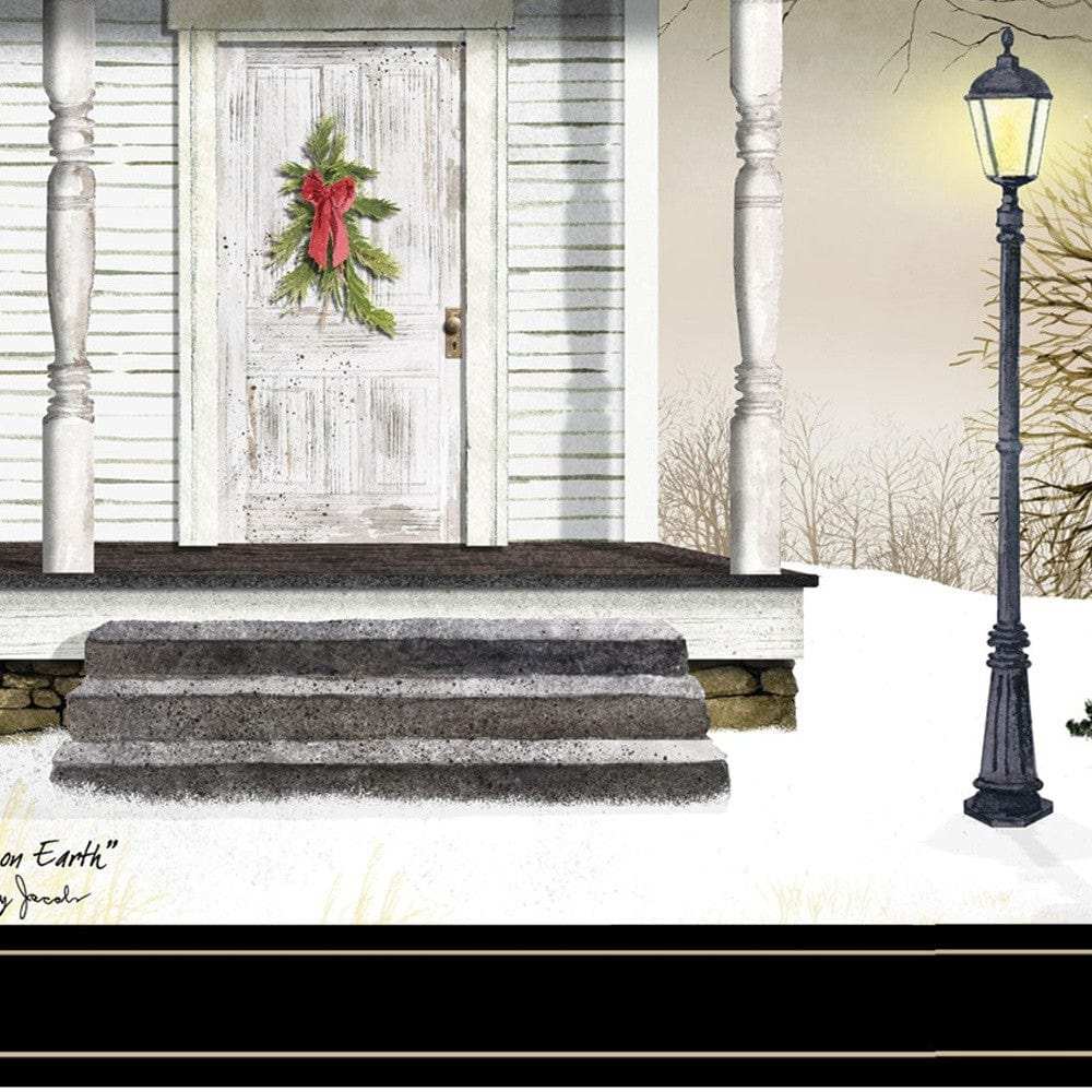 Peace On Earth 3 Black Framed Print Wall Art - Homeroots - Flyclothing LLC