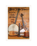 Music 11 White Framed Print Wall Art - Homeroots
