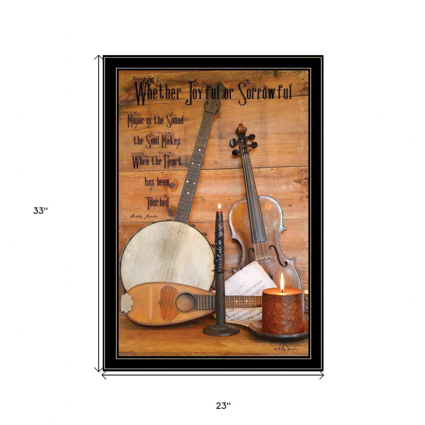 Music 12 Black Framed Print Wall Art - Homeroots - Flyclothing LLC