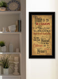 Memories 2 Black Framed Print Wall Art - Homeroots