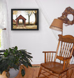Bucks County Bridge 4 Black Framed Print Wall Art - Homeroots