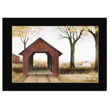 Bucks County Bridge Black Framed Print Wall Art - Homeroots