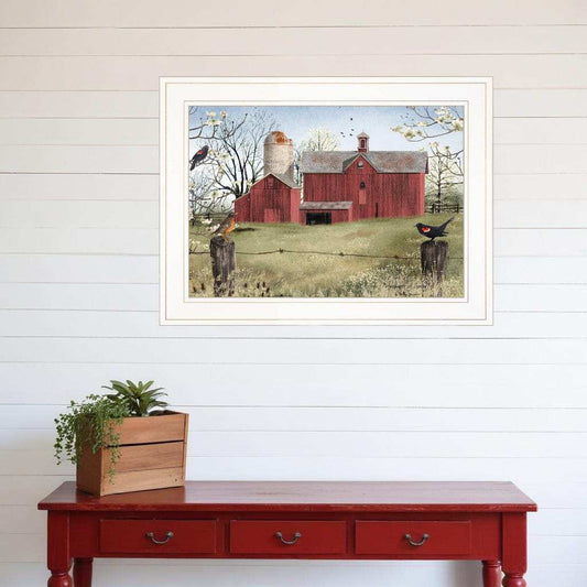 Harbingers of Spring 3 White Framed Print Wall Art - Homeroots - Flyclothing LLC