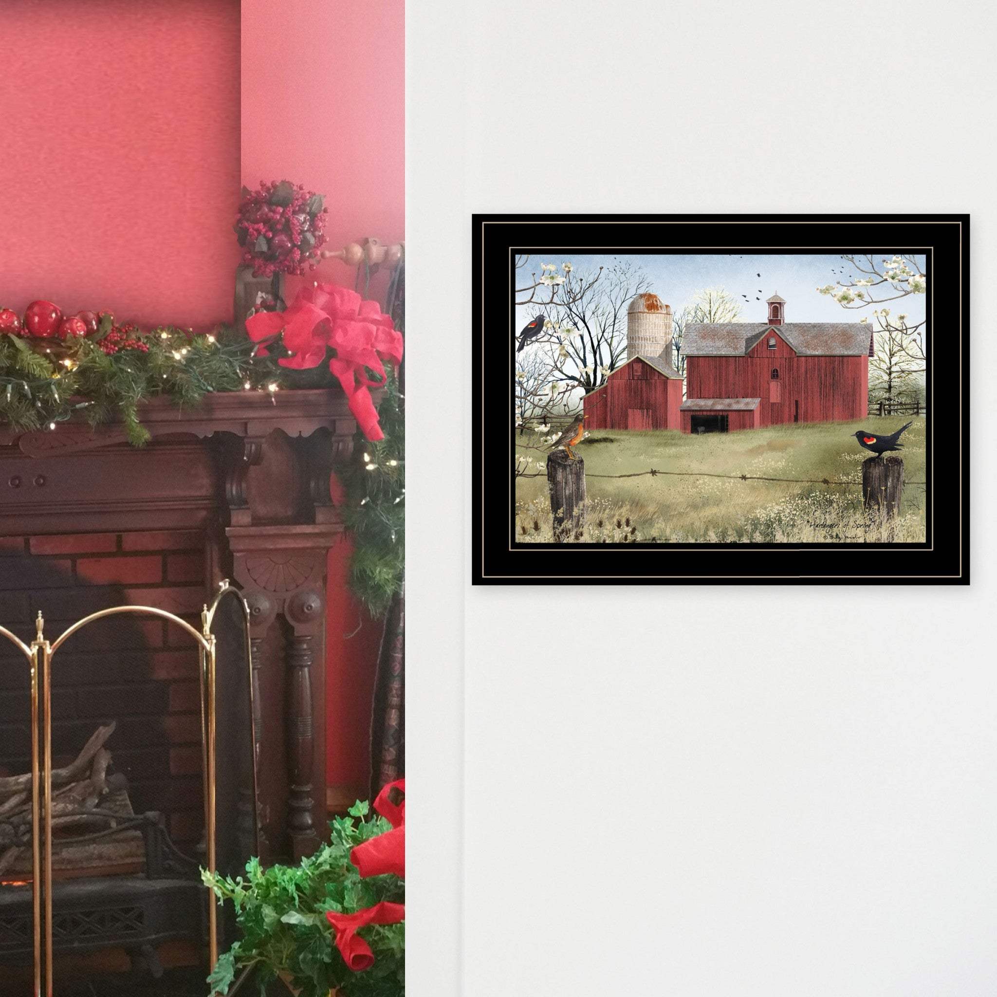 Harbingers of Spring 4 Black Framed Print Wall Art - Homeroots - Flyclothing LLC