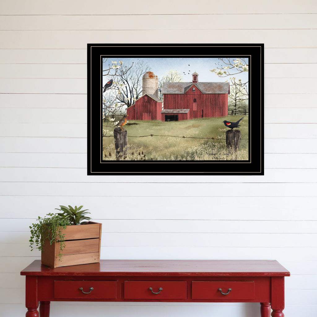 Harbingers of Spring 4 Black Framed Print Wall Art - Homeroots - Flyclothing LLC
