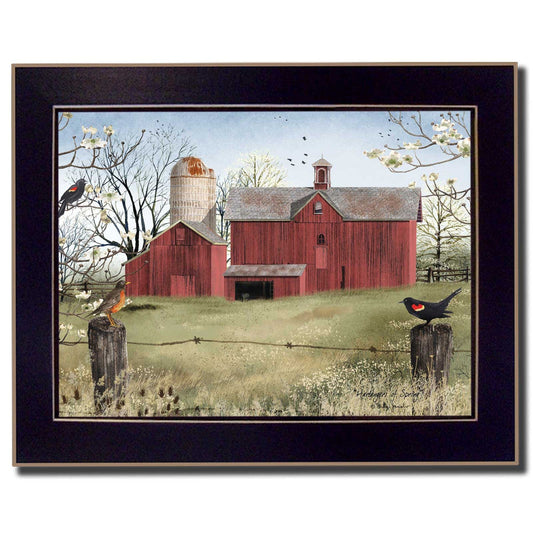 Harbingers of Spring 5 Black Framed Print Wall Art - Homeroots