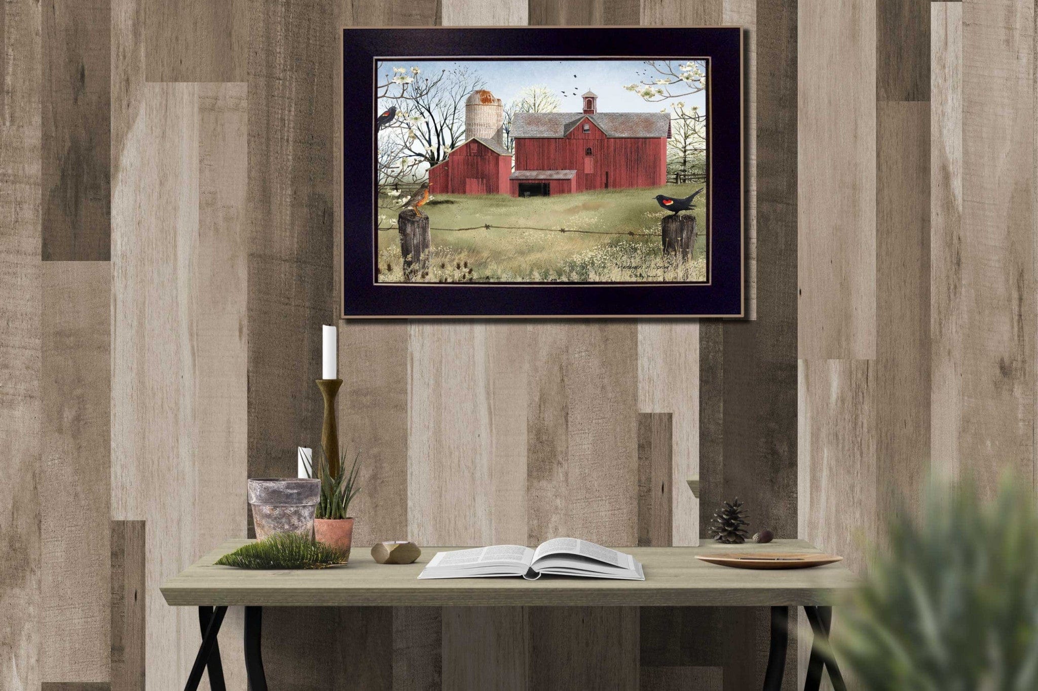 Harbingers of Spring 5 Black Framed Print Wall Art - Homeroots