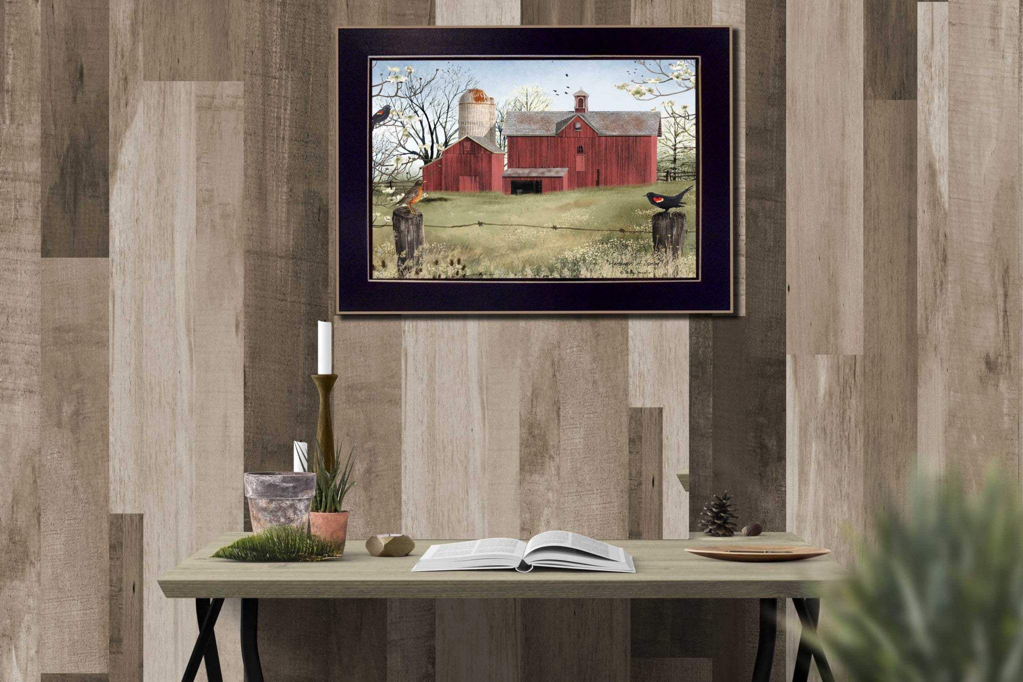 Harbingers of Spring 5 Black Framed Print Wall Art - Homeroots - Flyclothing LLC