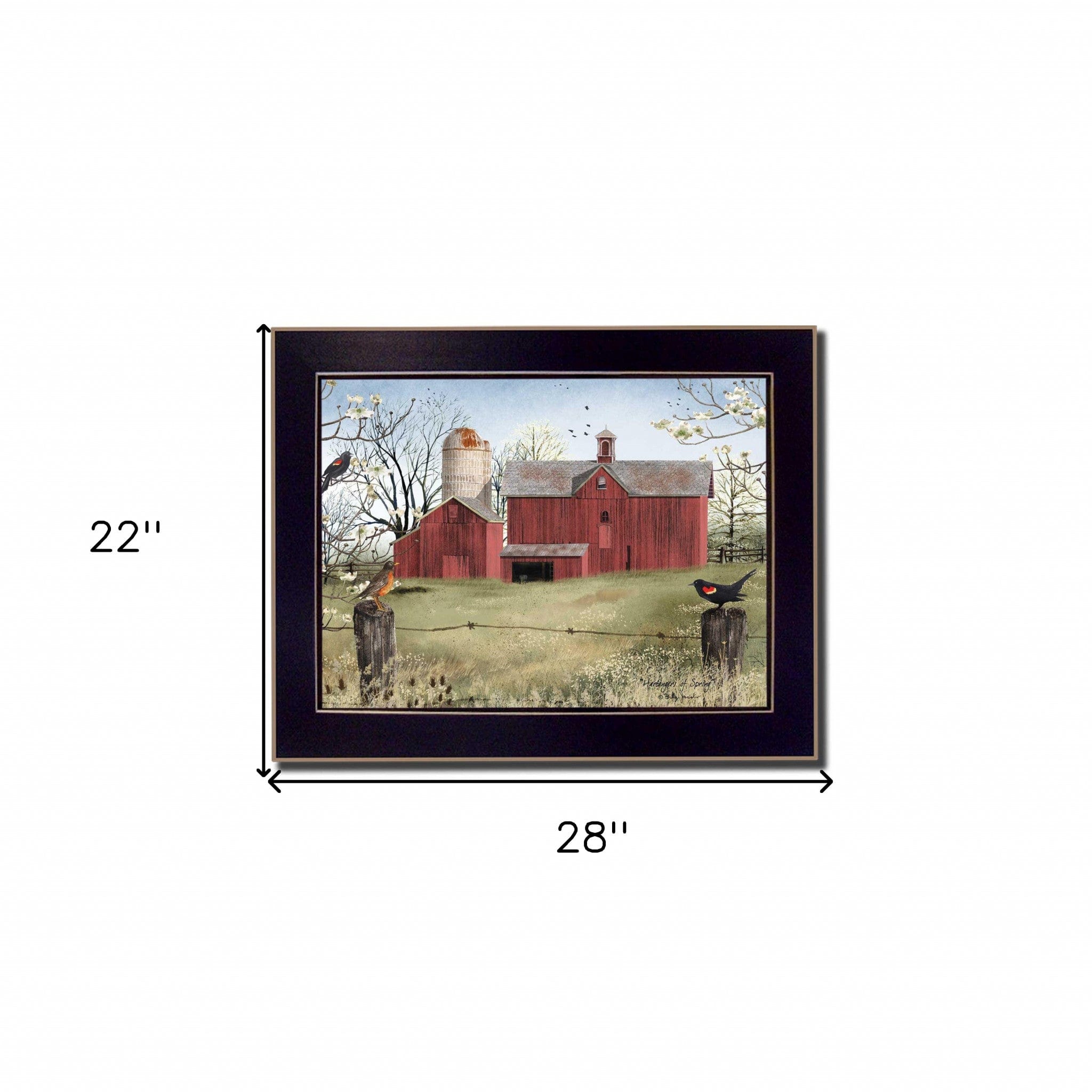 Harbingers of Spring 5 Black Framed Print Wall Art - Homeroots