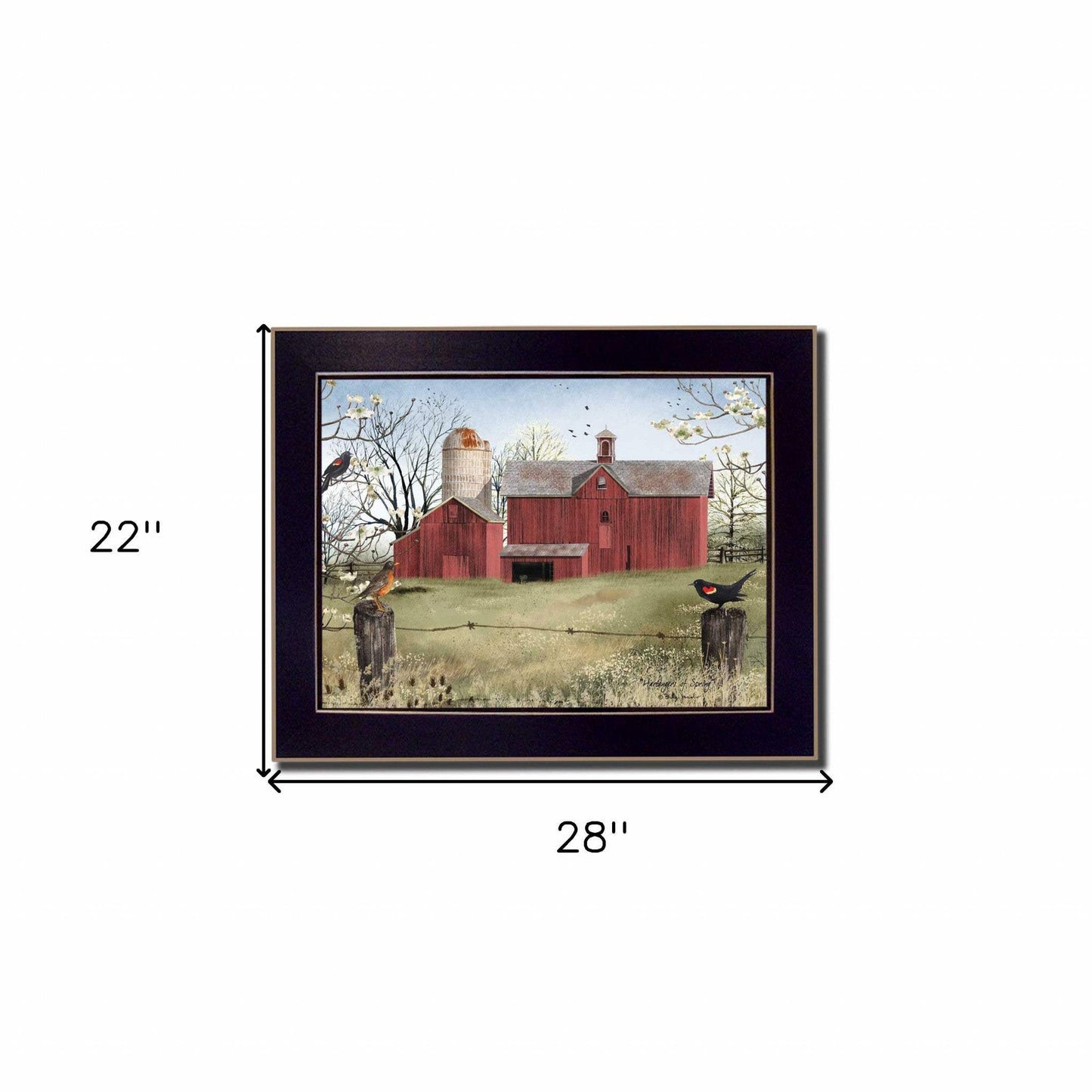 Harbingers of Spring 5 Black Framed Print Wall Art - Homeroots - Flyclothing LLC