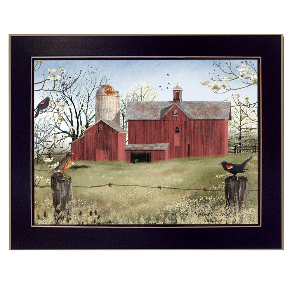 Harbingers of Spring 2 Black Framed Print Wall Art - Homeroots - Flyclothing LLC