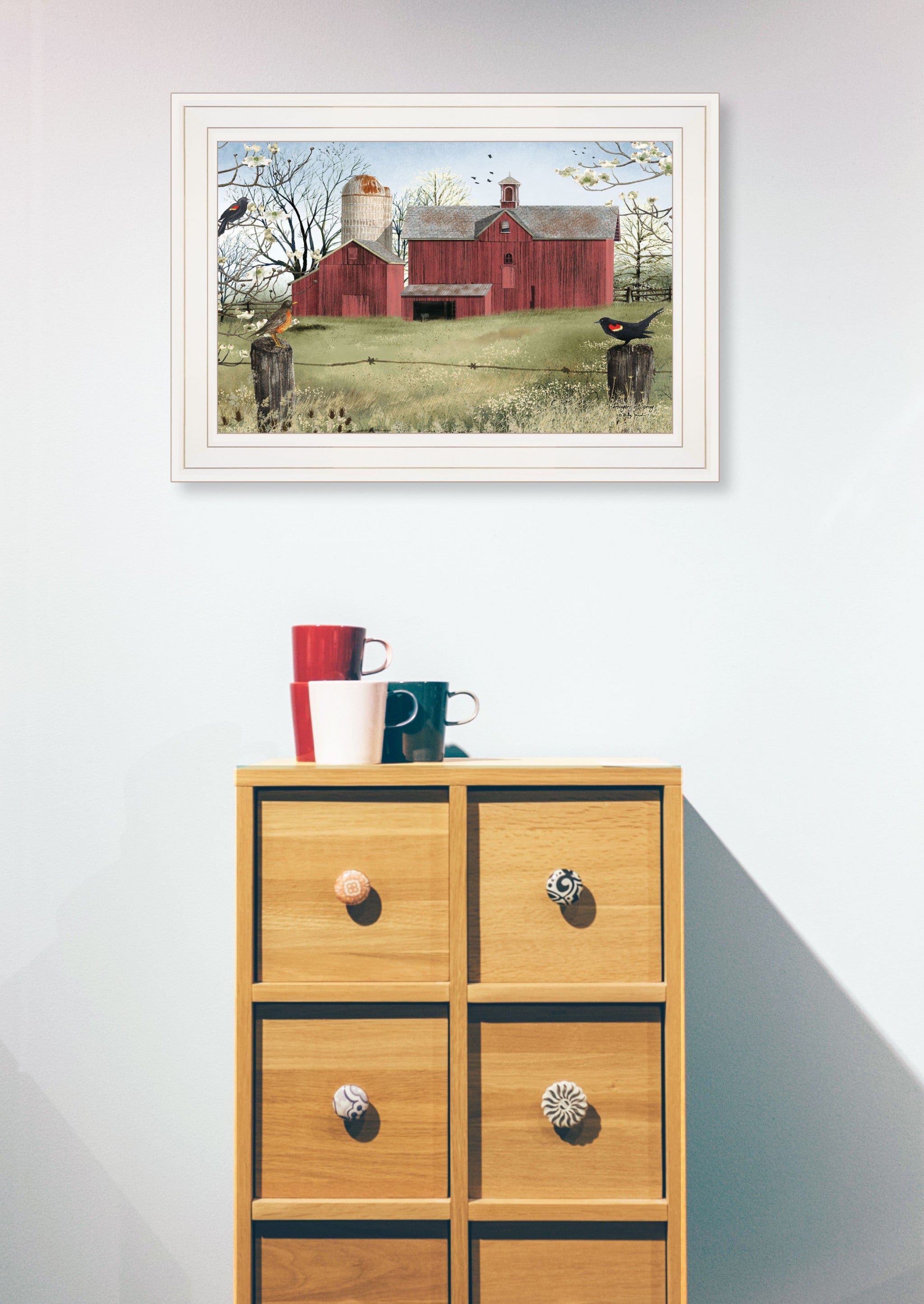 Harbingers of Spring 1 White Framed Print Wall Art - Homeroots